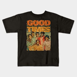 GOOD TIMES RETRO VINTAGE Kids T-Shirt